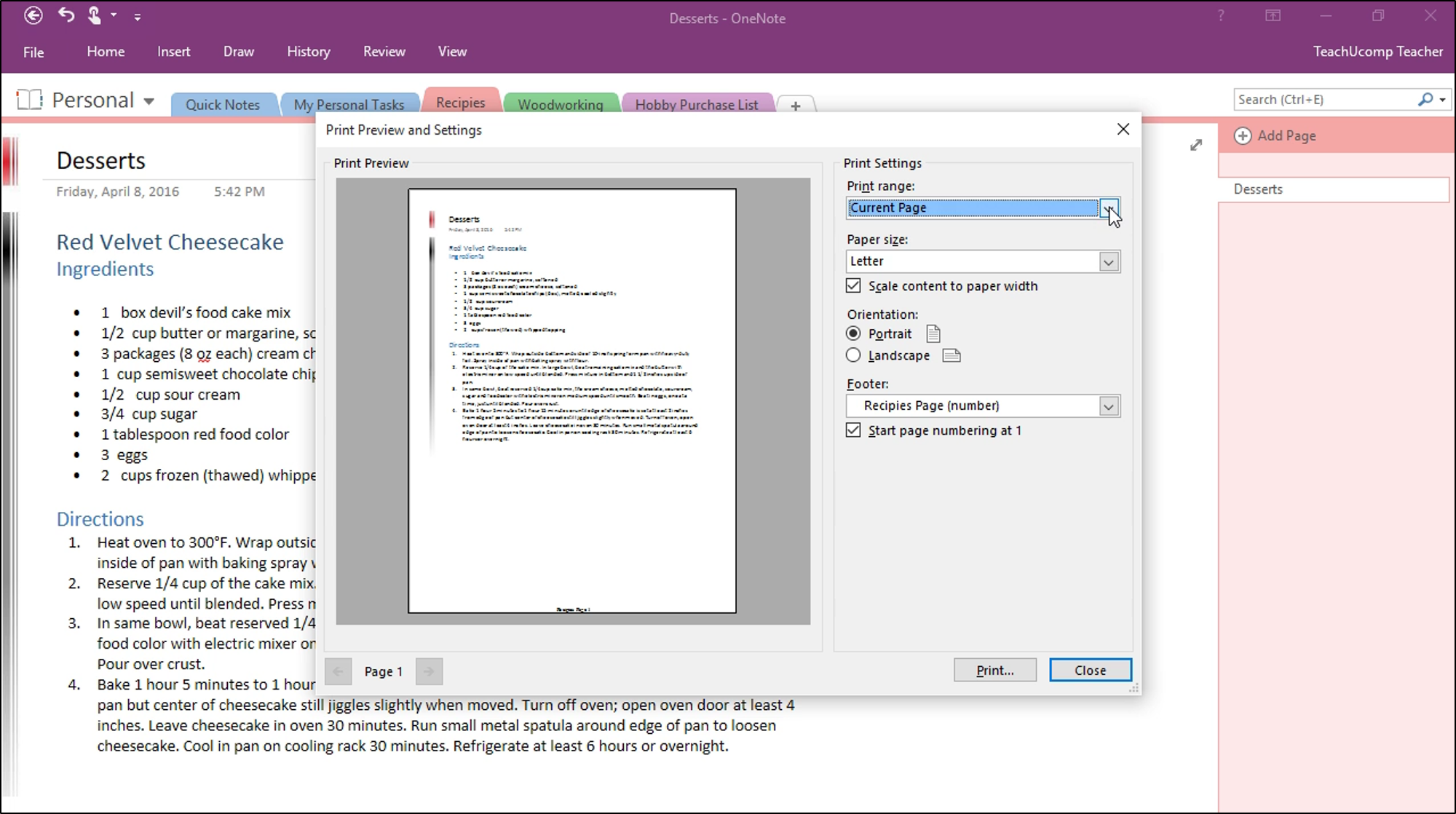 rearrange section tabs and page tabs in onenote 2016 for mac
